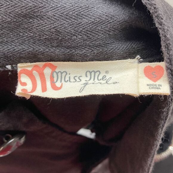 Miss Me Hidden Button Vest Womens Size Small - Picture 6 of 7